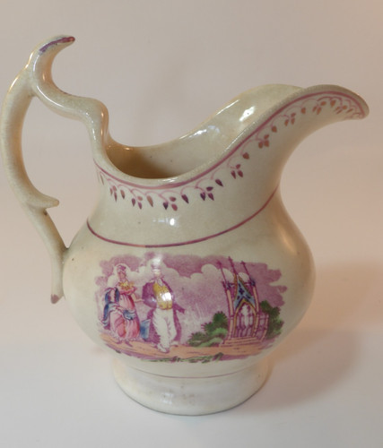 Antique hilditch pink lustre - pink,