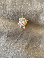 1990 World Cup Italia 90 Mascot Pin Badge Football Collectables Memorabilia