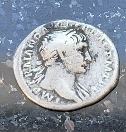 Antique roman silver denarius - antique,