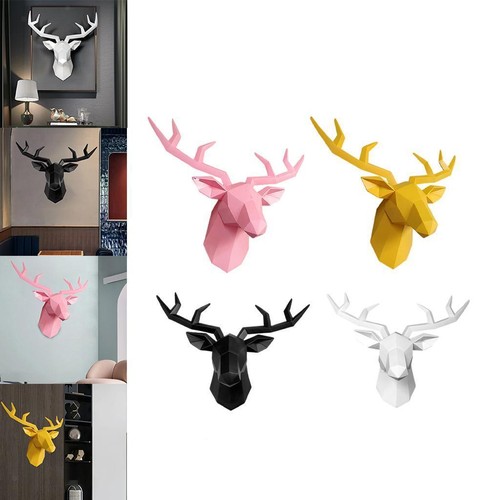 Deer head antlers - antlers, sculpture