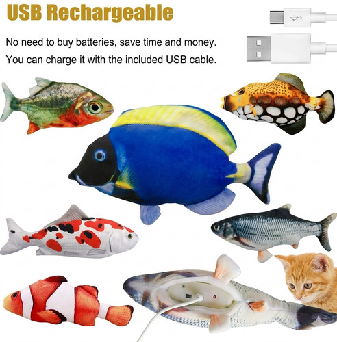 Electric simulation fish - simulation, usb