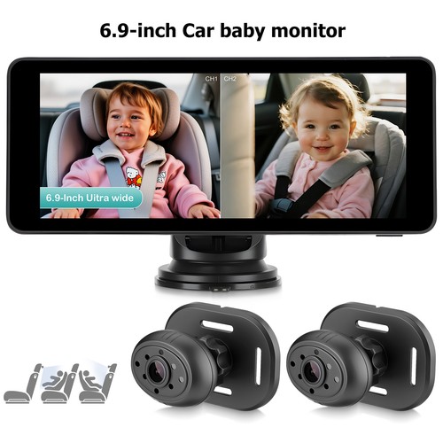 Baby car camera monitor - car, for