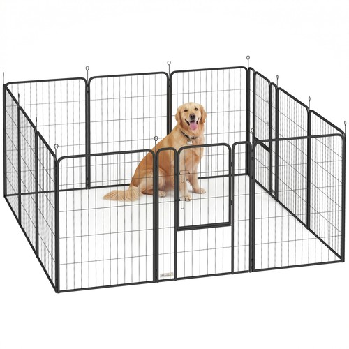 Pawhut dog pen panel puppy - pawhut,