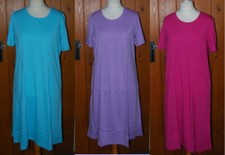 BN, Damart, Ladies, Casual, Jersey Dress, size 18 (46), Blue, Green, Mauve