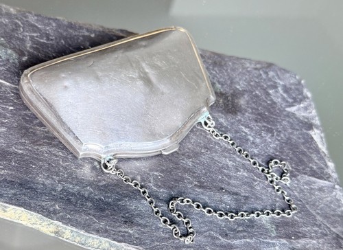 Antique sterling silver purse - antique,