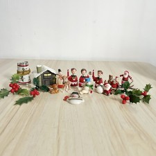 Vintage Christmas Cake Decorations 1950s 1960s 1970s Toppers Church