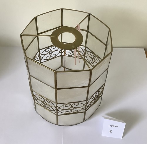 Retro style octagonal - retro, capiz