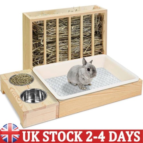 Rabbit hay feeder with - rabbit,