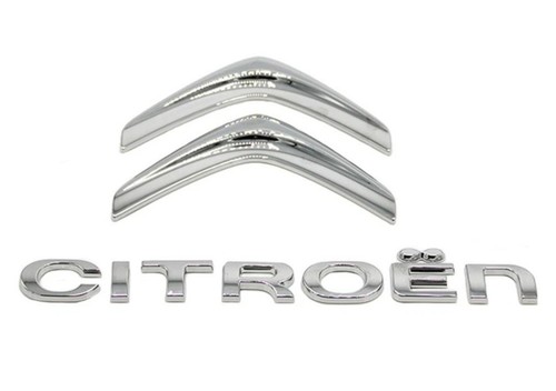 Citroen badges emblems - emblems, silver