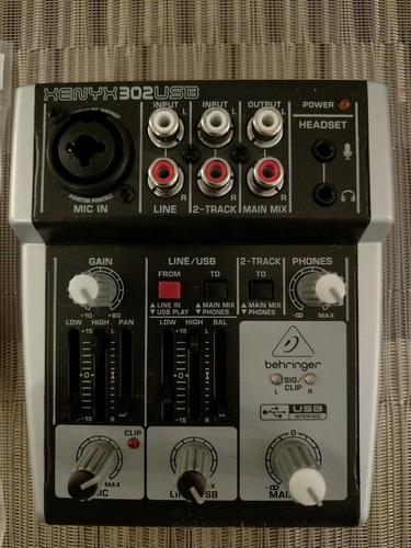 Behringer xenyx 302usb mixer - xenyx,