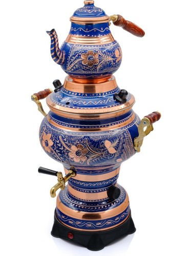 100 copper samovar - copper, tea