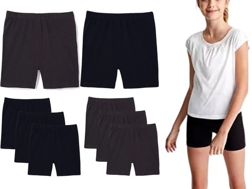 Girls lycra shorts stretchy - shorts,