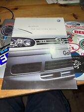 Mk4 Volkswagen Golf GTi 25th Anniversary Limited Edition Brochure 2002