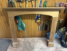 Pine Fire Surround With Mantel