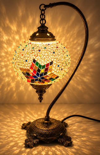 Turkish moroccan mosaic lamp - turkish,