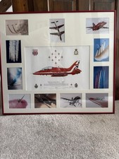 RAF Red arrows Signed Print