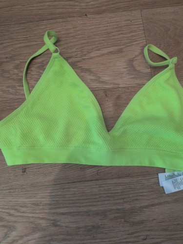 Primark lime bralette - 10-12,