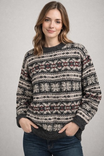 90s true vintage fair isle - vintage,