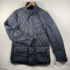 Joules Stafford Quilted Navy Jacket Mens Size Small Padded Country Coat