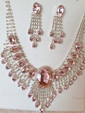 Baby pink Diamante 100% glass