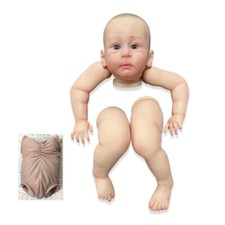 24in Already Painted Reborn Baby Doll Kit Vinyl Mold Realistic Full Limbs + Eyes