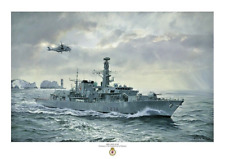 HMS IRON DUKE circa 2023 A4 Fine art Print
