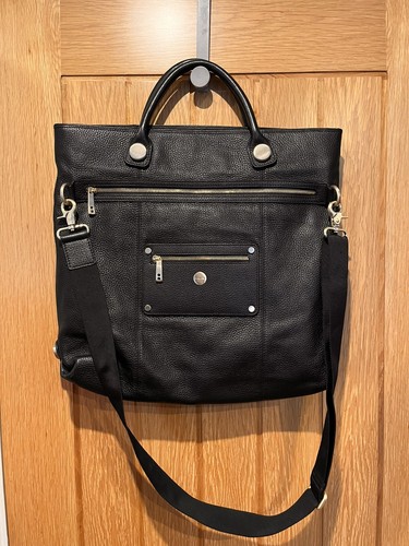 Oversized black gold leather - oversized, &