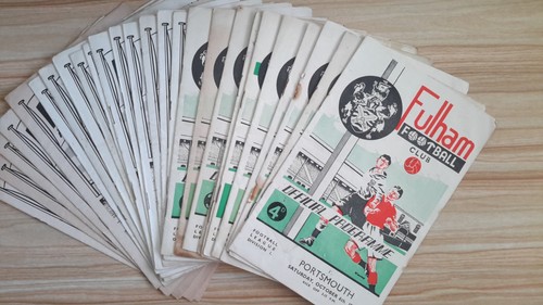 Fulham home programmes from - home,