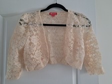 Monsoon Cream Lace Bolero 
