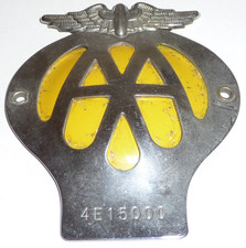 Vintage AA Car Badge- 4E15000