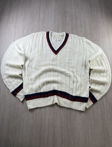 Vtg men cable knit cricket - men's,