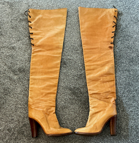 1960s vintage tan leather - vintage,