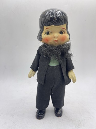 Vintage amish man ceramic - 7”,