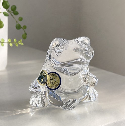 Bohemia czech crystal frog - czech,