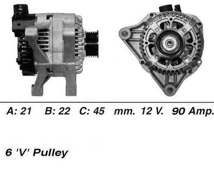 Wai alternator 90amp - alternator,