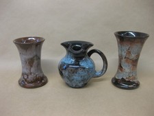 Vintage Ewenny Pottery Jug & 2