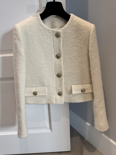 Sandro ivory off white blazer - ivory,