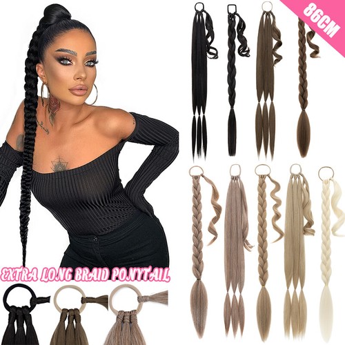 Braid ponytail wrap - braid,