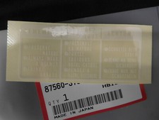 Honda CB 750 Four Sticker Tank