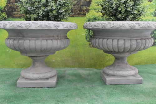Pair victorian urns - pair,
