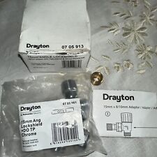 Drayton 15mm Angle Lock shield 10mm Reducer with drain off tail.
