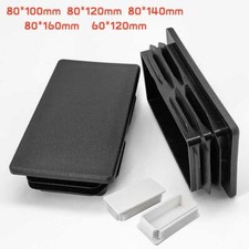 Black White Square Plastic End