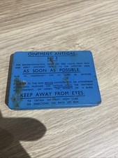 Gas Ointment Tin WW2 Era