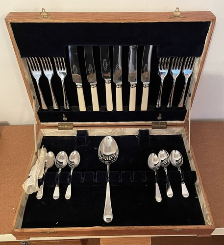 Vintage faux bone handled - bone,