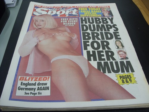 Vintage daily sport - sport, newspaper