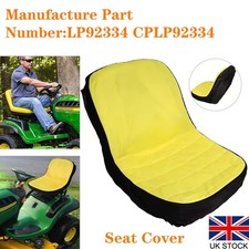 18" Riding Mower Cushioned Seat Cover Yellow For John Deere Mower Gators LP92334