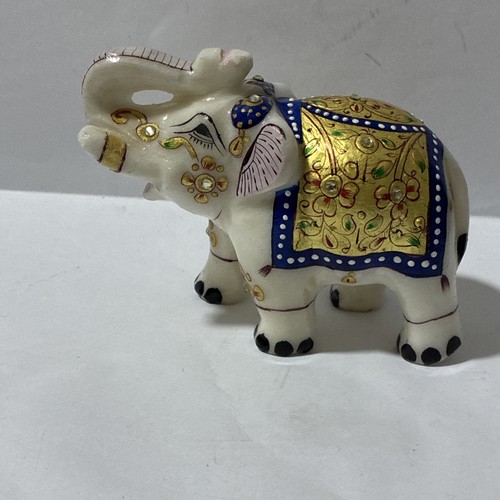 White marble elephant - white,