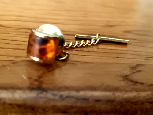 Vintage tie tack gold - vintage,
