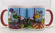 English Heritage Mr Men Little Miss Joust Mugs Pair Knights Happy Hargreaves
