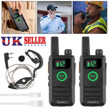 2PC LED Mini Walkie Talkie FM
